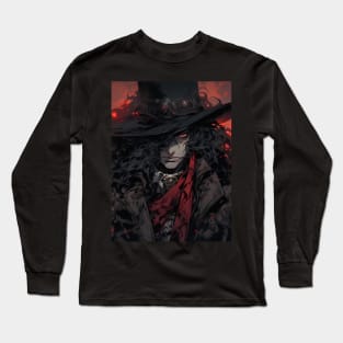 Hunters of the Dark: Explore the Supernatural World with Vampire Hunter D. Illustrations: Bloodlust Long Sleeve T-Shirt